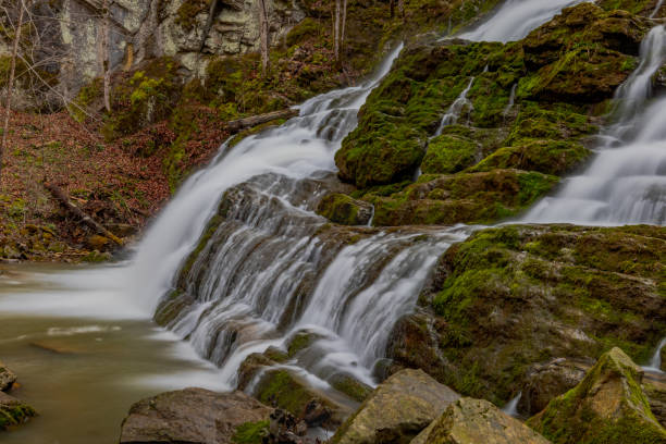 Logan Creek waterfall in Virginia