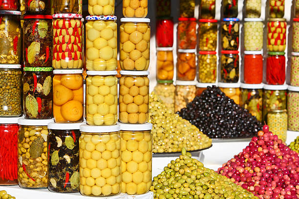 istock pickled olives and vegetables 147692874