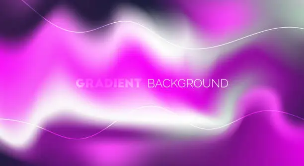 Vector illustration of Blurred defocused dark gradient abstract background design