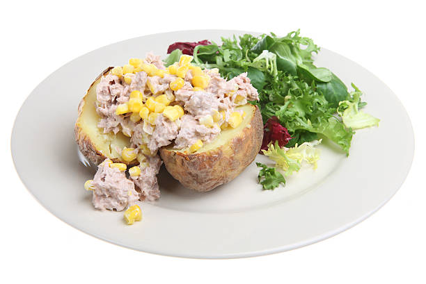 istock Jacket Potato with Tuna and Corn 147693289