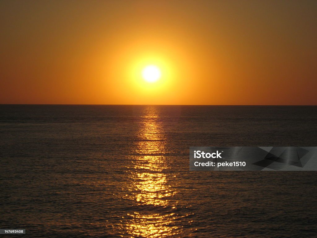 Pôr do sol sobre o mar - Royalty-free Ilha de Ibiza Foto de stock
