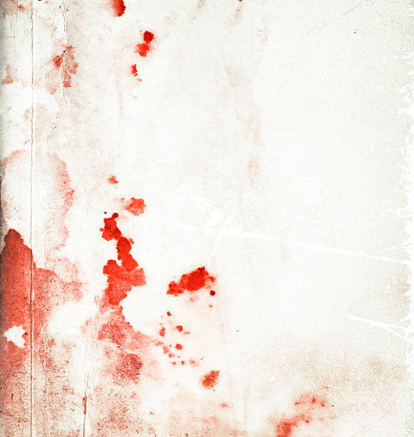 Abstract stained bloody background Abstract bloody stained paper background with red stains and scratches blood stock pictures, royalty-free photos & images
