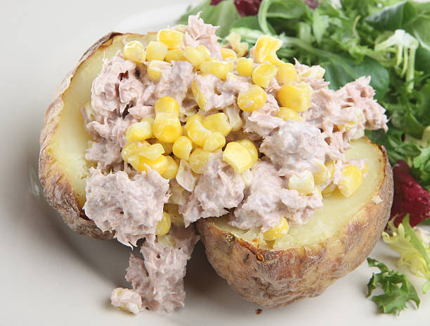 istock Baked Potato with Tuna 147693528