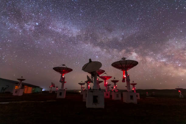 istock Radio telescopes and the Milky Way 1476936472