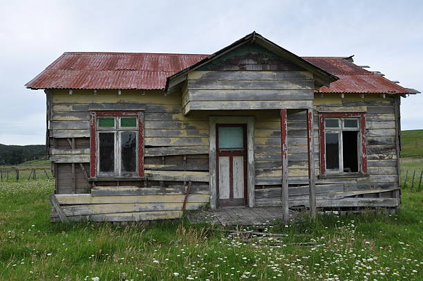 Rotten house stock photo