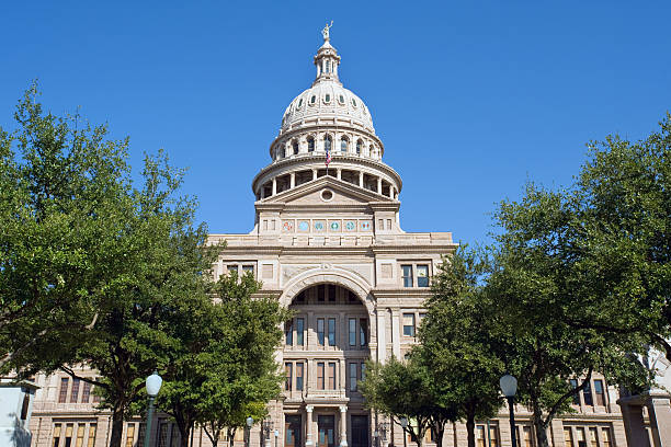 istock Close up of Texas State Capitol on sunny day 147694100