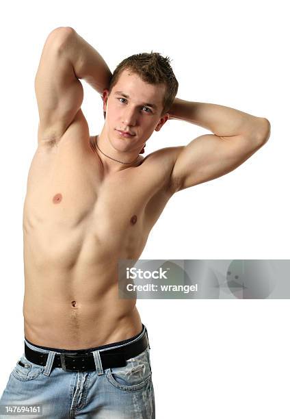 Homem Sexy Muscular - Fotografias de stock e mais imagens de Adulto - Adulto, Beleza, Bonito - pessoa