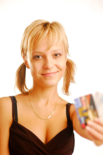 Young attractive girl stock photo