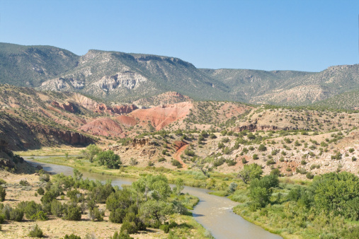 Rio Chama River in Desert North Central New Mexico  - See lightbox for more