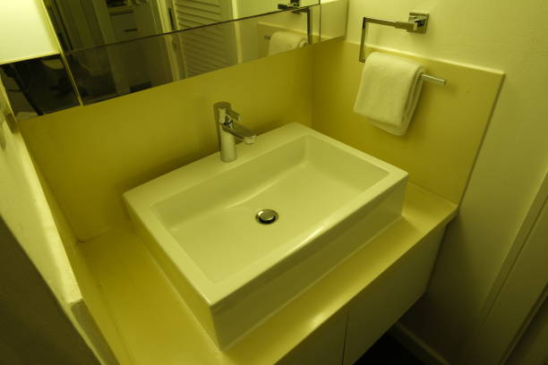 istock White sink with modern style in the bathroom 1476961034