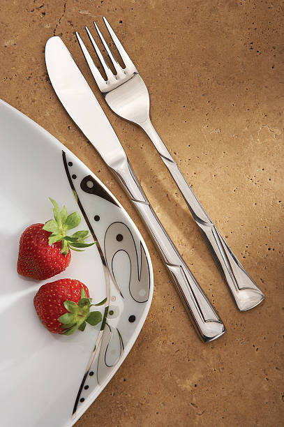 Strawberry Plate stock photo