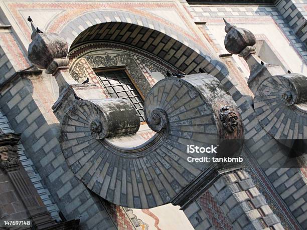 Santa Rosa De Viterbo Buttresses In Queretaro Mexiko Stockfoto und mehr Bilder von Bundesstaat Queretaro