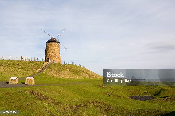 Windmill Stock Photo - Download Image Now - Ancient, Awe, Beach