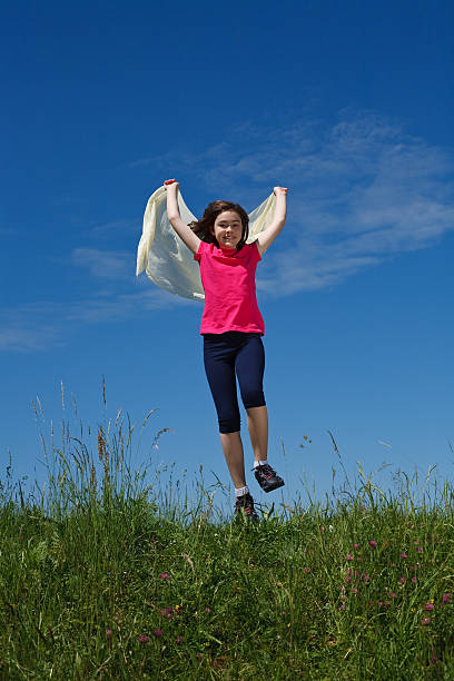 istock Girl running outdoor 147697364