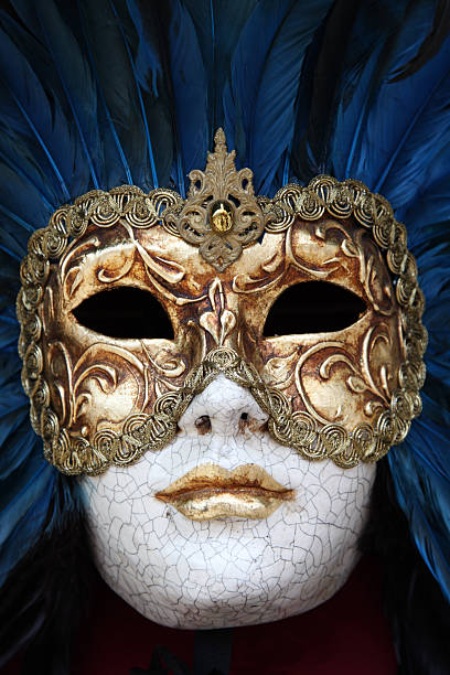 istock Traditional colorful Venice mask 147697481