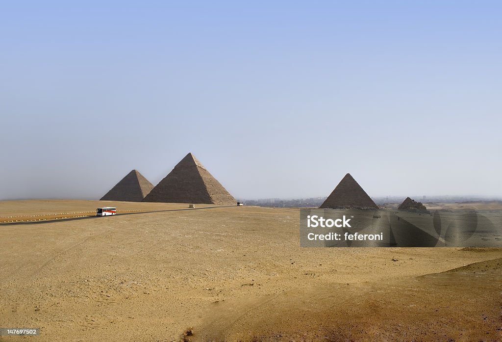 Piramidi di Giza - Foto stock royalty-free di Africa