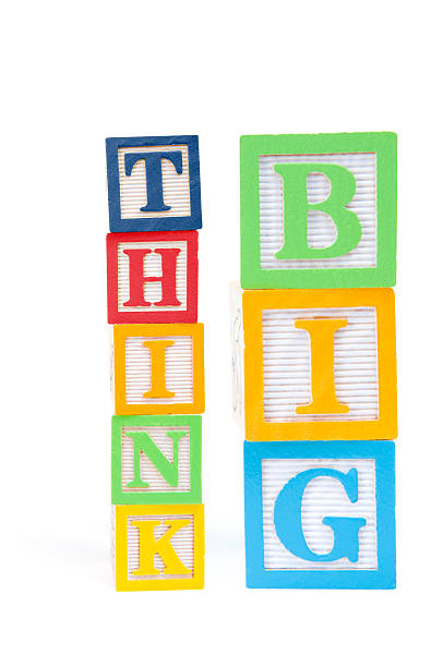 istock Think Big in child letter blocks 147697524
