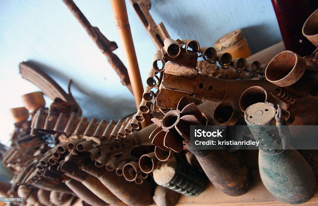 Granadas, mortars, conchas e bombas - Foto de stock de Laos royalty-free