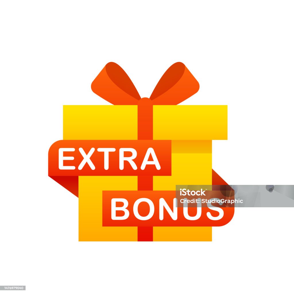 Bonus Stuff Extra Bonus Label Banner Modern Banner With Surprise Gift Web Template ...