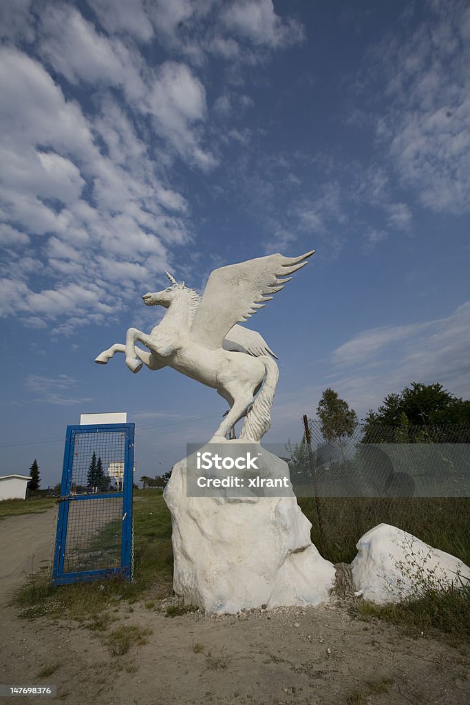 Unicornio Pegasus - Foto de stock de Estatua libre de derechos