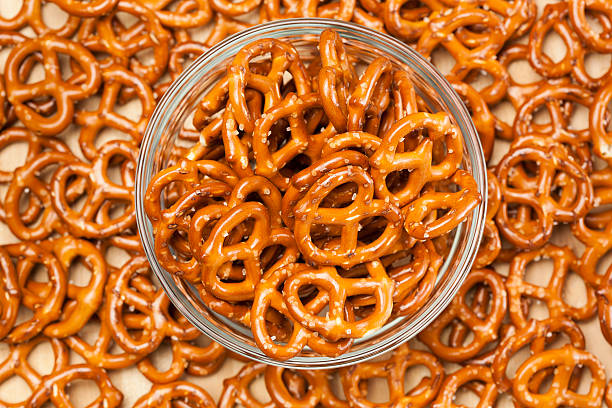 istock Fresh Whole Wheat Pretzels 147698441