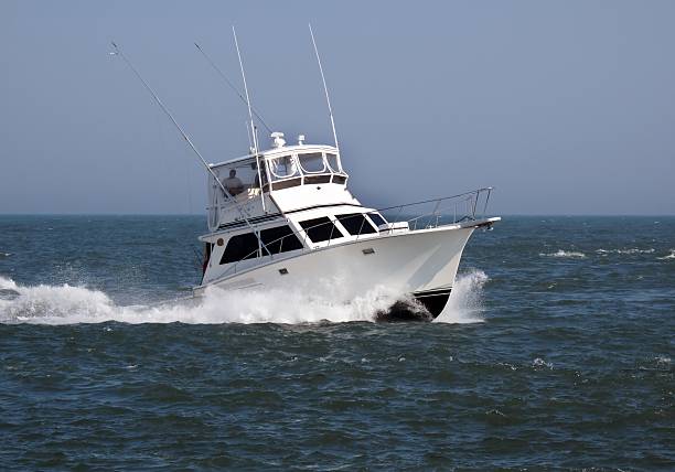 istock Fast Sport Fishing Boat 147698509