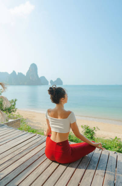 istock Yoga sea meditation work out 1477001791