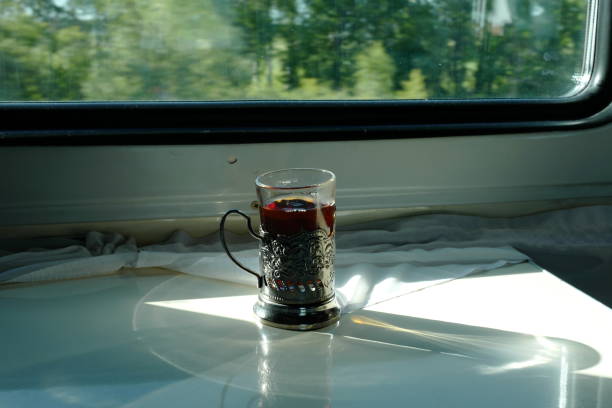 istock Tea in a metal cup holder 1477008227