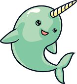 istock Cute Narwhal 147700914