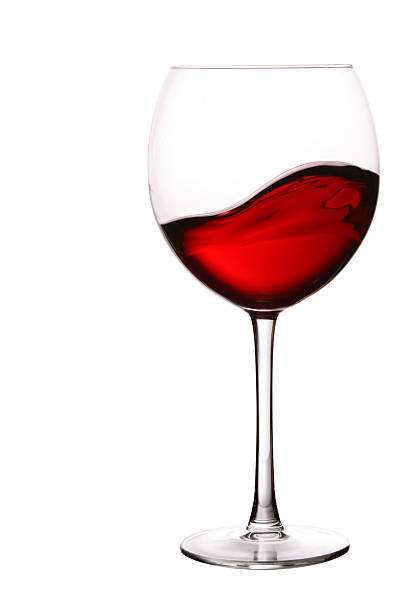 istock A large glass of red wine waving around 147701178