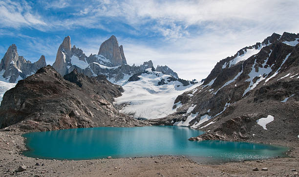 istock Fitz Roy Mountain and Laguna de low Tres in Patagonia 147703238