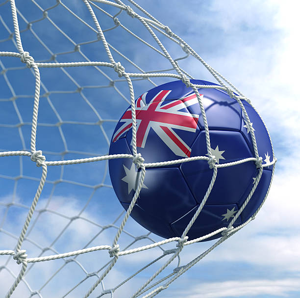 istock Soccerball in net 147703461
