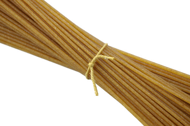 Whole Wheat Spaghetti stock photo