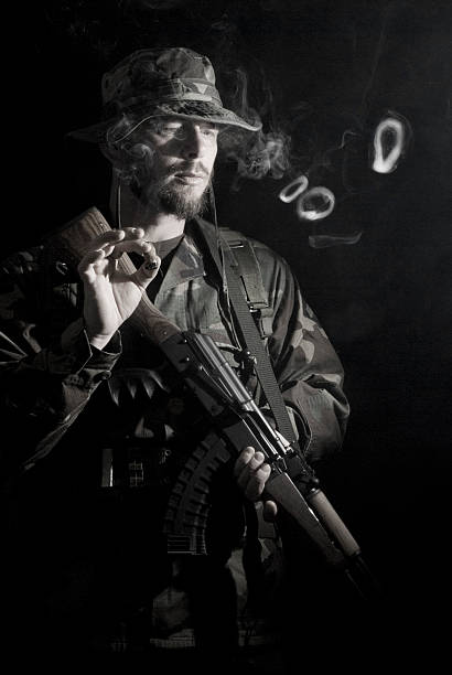 istock Soldier Smoke Rings 147703729