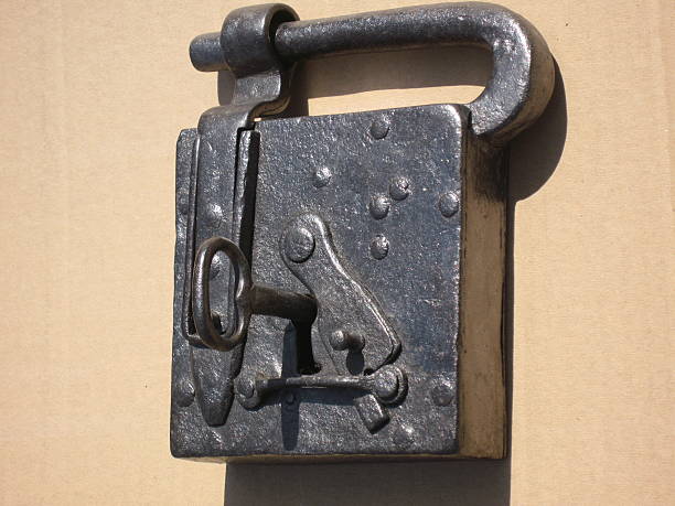 istock ancient door lock and key 147703762