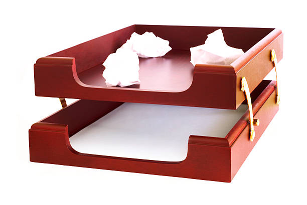 istock wooden stand for papers 147704080