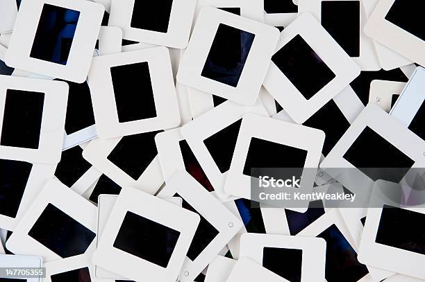 Huge 35mm Slide Collage Background Stock Photo - Download Image Now - Backgrounds, Camera - Photographic Equipment, Camera Film