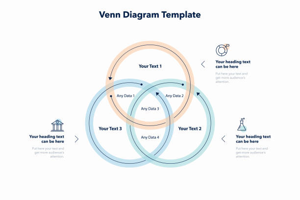 professional diagram showing communication flow patterns with feedback loops and connection points in modern minimalist style