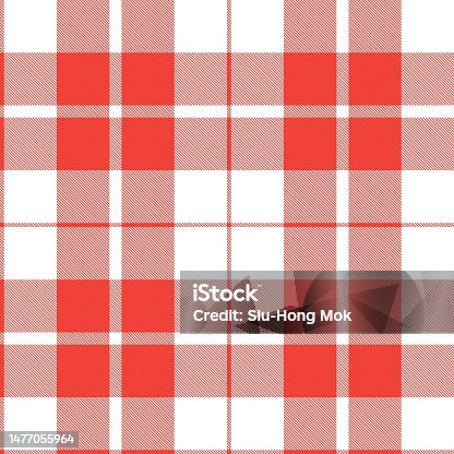 istock Colourful Classic Plaid textured Seamless Pattern- 1477055964