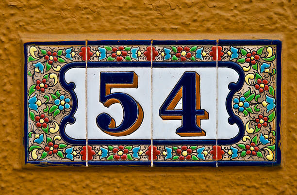 istock Catalonian address sign number 54 147706564
