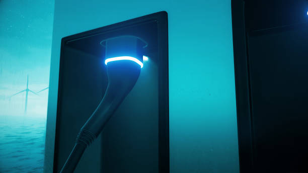 istock Electric car power charging. 1477067198