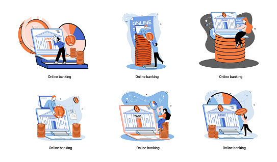 Remote Transaction Online Banking Platform Remote Bank Service Online Transaction System ...