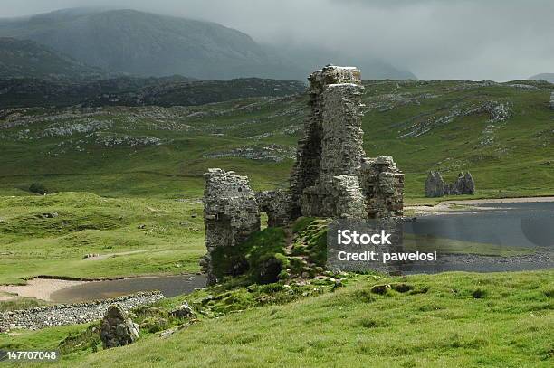 Scottish Zamek - zdjęcia stockowe i więcej obrazów Architektura - Architektura, Ardvreck Castle, Bez ludzi