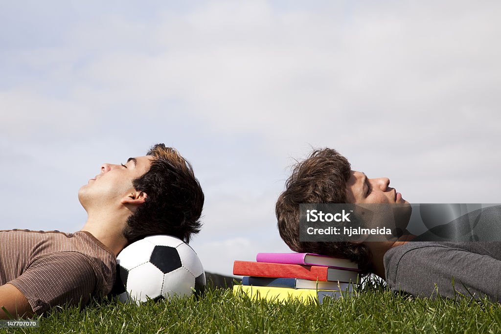 Diferent sonhos para o futuro - Foto de stock de Bola de Futebol royalty-free