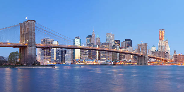 istock Brooklyn Bridge and Lower Manhattan panorama 147708048