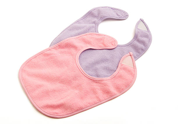 istock Two Baby Girl Bibs 147708279