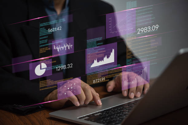 istock Business Intelligence Dashboard visual display of Marketing Data Analytics provides of key metrics and KPI economic analysis and investment finance and marketing planning, Big data Graphs Charts. 1477085719