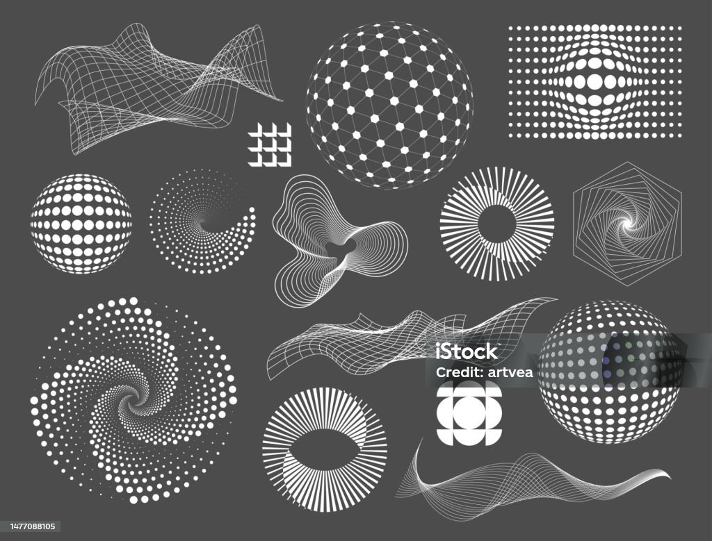 Technology Design Elements Stock Illustration - Download Image Now ...