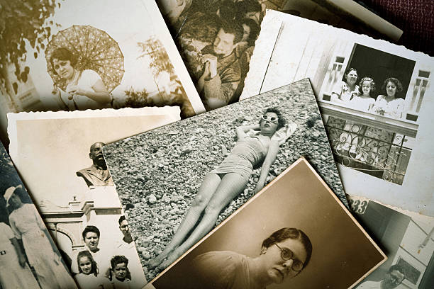 istock Old family pictures 147708863