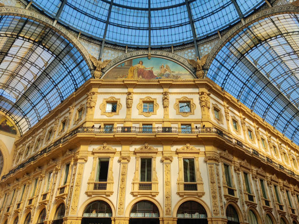 istock A beautiful architectural indoor mall in Milan. 1477093522